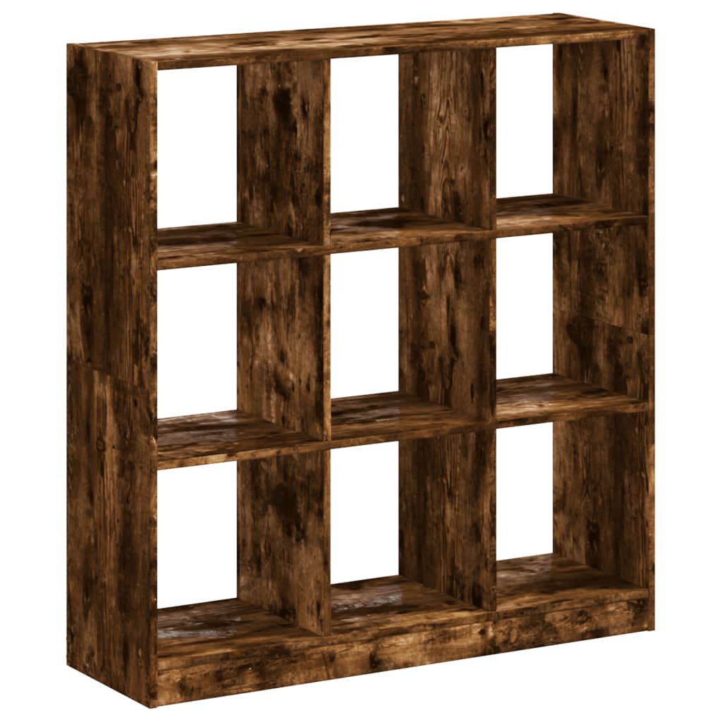 Libreria Rovere Fumo 102x32x108 cm in Legno Multistrato | homemem39