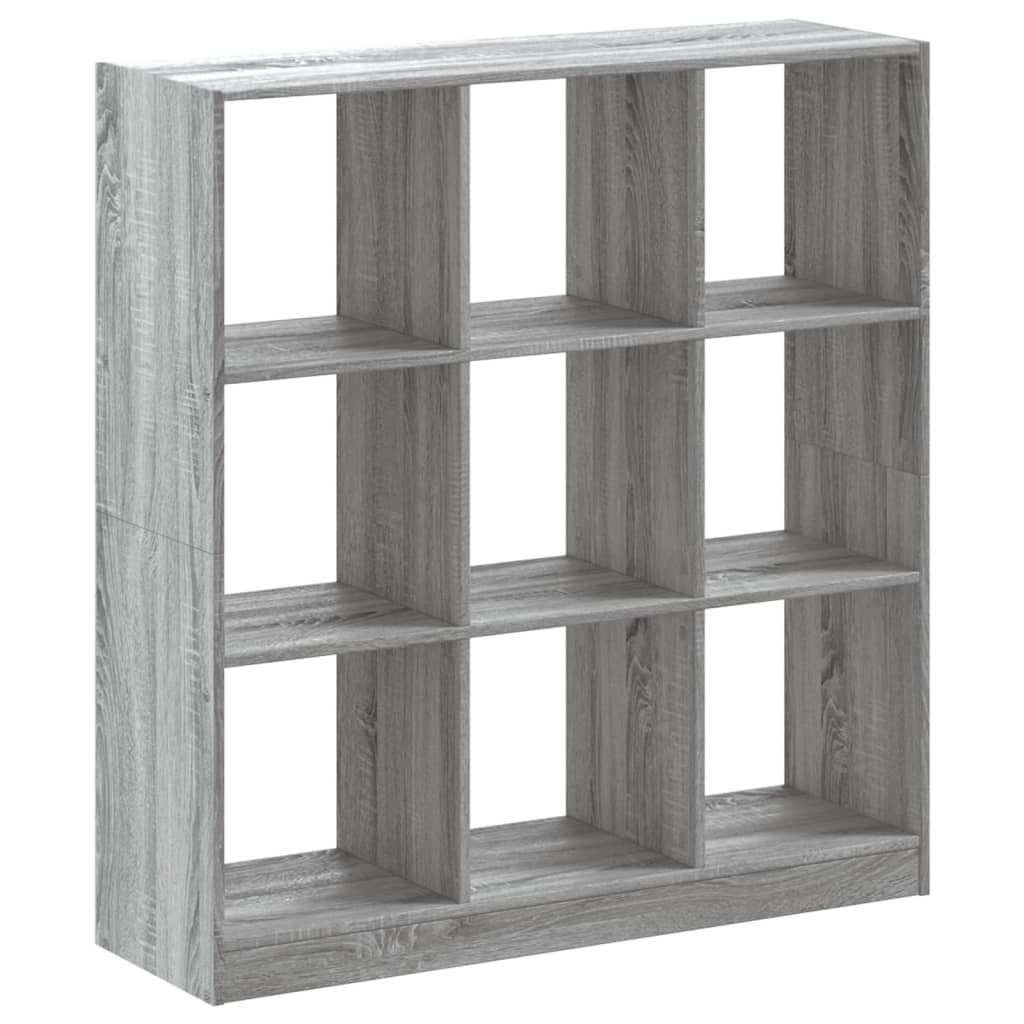 Libreria Grigio Sonoma 102x32x108 cm in Legno Multistrato | homemem39