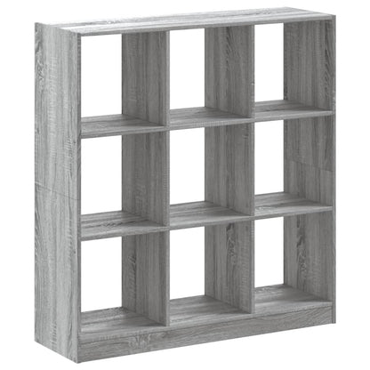 Libreria Grigio Sonoma 102x32x108 cm in Legno Multistrato | homemem39