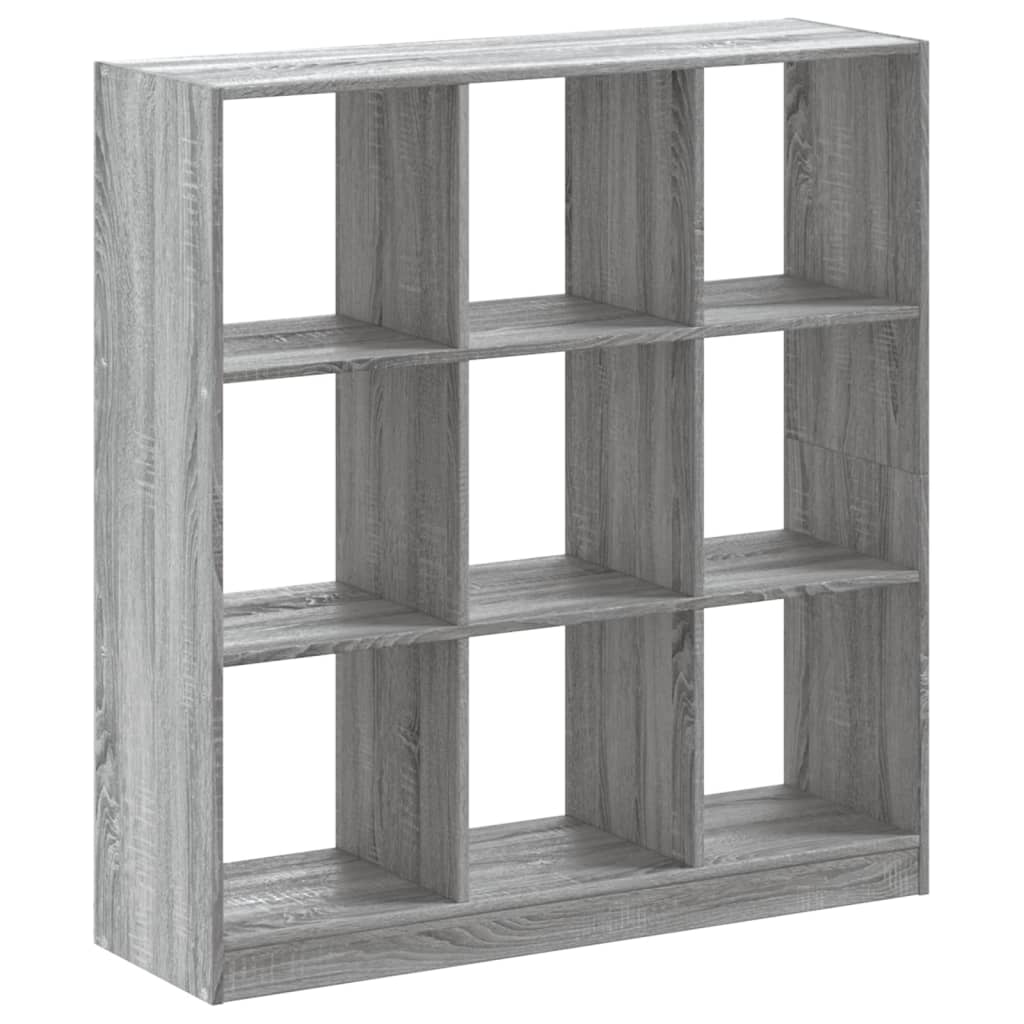 Libreria Grigio Sonoma 102x32x108 cm in Legno Multistrato | homemem39