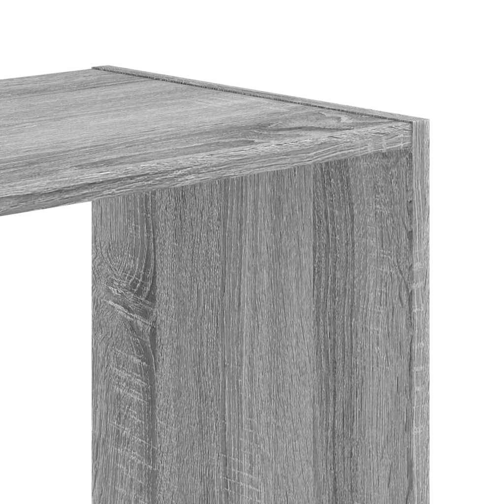 Libreria Grigio Sonoma 102x32x108 cm in Legno Multistrato | homemem39