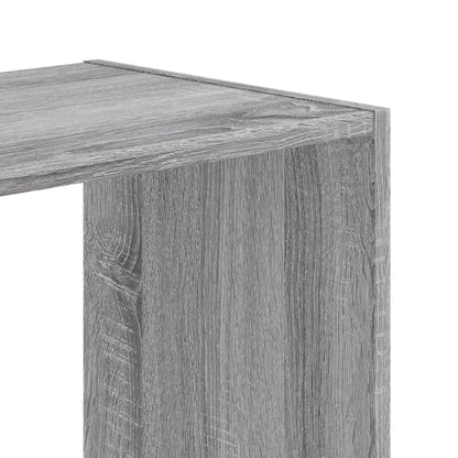 Libreria Grigio Sonoma 102x32x108 cm in Legno Multistrato | homemem39