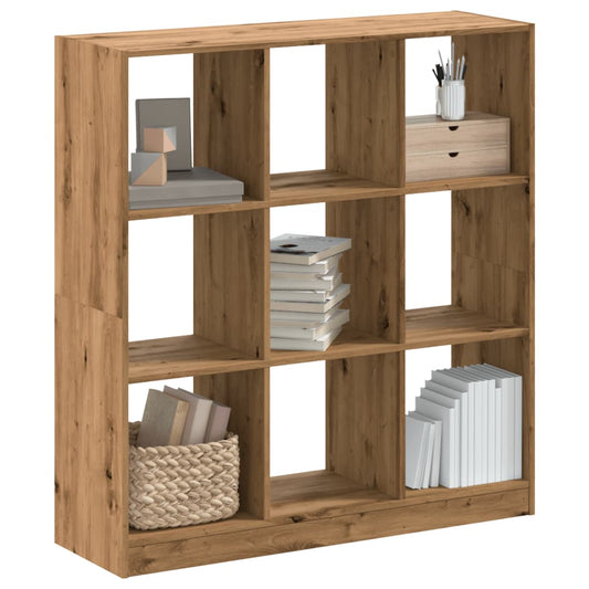 Libreria Rovere Artigianale 102x32x108 cm in Legno Multistrato | homemem39