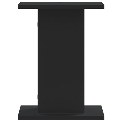 Supporti per Piante 2 pz Neri 30x30x40 cm Legno Multistrato - homemem39