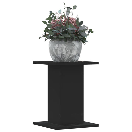 Supporti per Piante 2 pz Neri 30x30x40 cm Legno Multistrato - homemem39