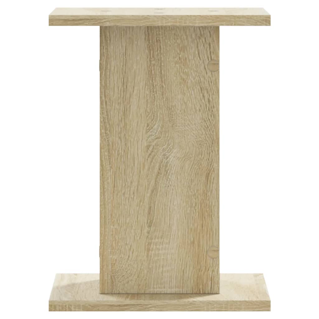 Supporti per Piante 2 pz Rovere Sonoma 17x17x60cm in Truciolato | homemem39