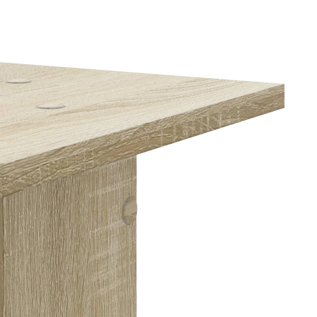 Supporti per Piante 2 pz Rovere Sonoma 17x17x60cm in Truciolato | homemem39