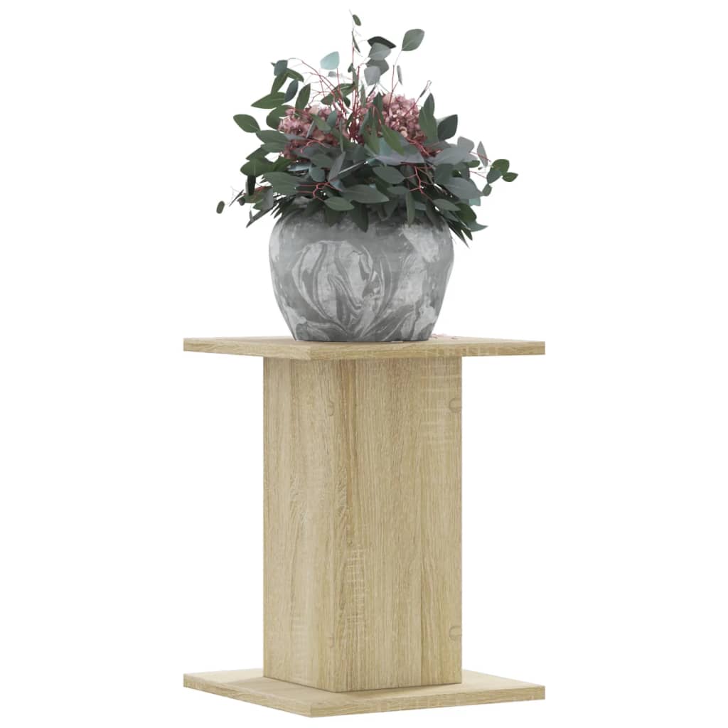 Supporti per Piante 2 pz Rovere Sonoma 17x17x60cm in Truciolato | homemem39