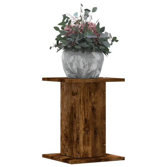 Supporti per Piante 2 pz Rovere Fumo 30x30x40 cm in Truciolato - homemem39