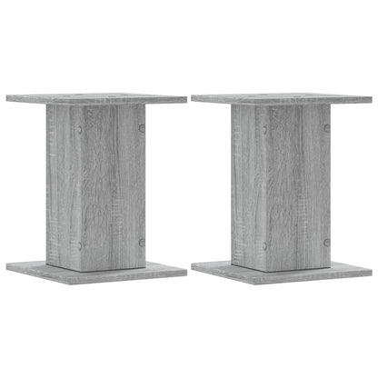 Supporti per Piante 2 pz Grigio Sonoma 30x30x40cm in Truciolato - homemem39
