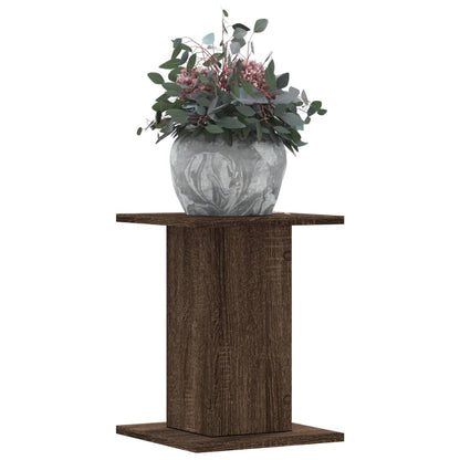 Supporti per Piante 2 pz Rovere Marrone 30x30x40 cm Truciolato - homemem39
