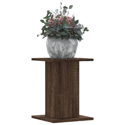 Supporti per Piante 2 pz Rovere Marrone 30x30x40 cm Truciolato - homemem39
