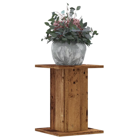 Supporti per Piante 2 pz Legno Vecchio 30x30x40 cm Truciolato - homemem39