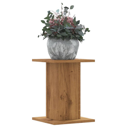 Supporti Piante 2 pz Rovere Artigianale 30x30x40 cm Truciolato - homemem39