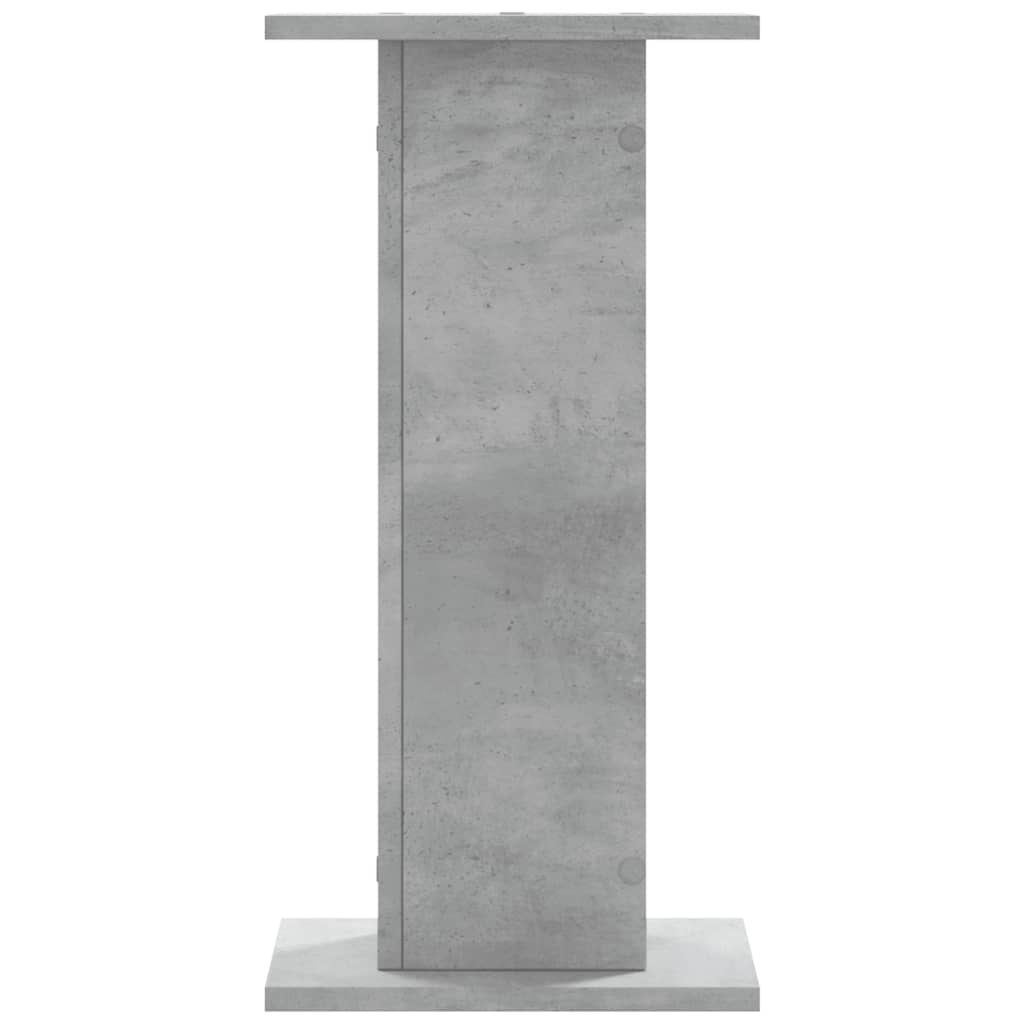 Supporti per Piante 2 pz Grigio Cemento 30x30x60 cm Truciolato