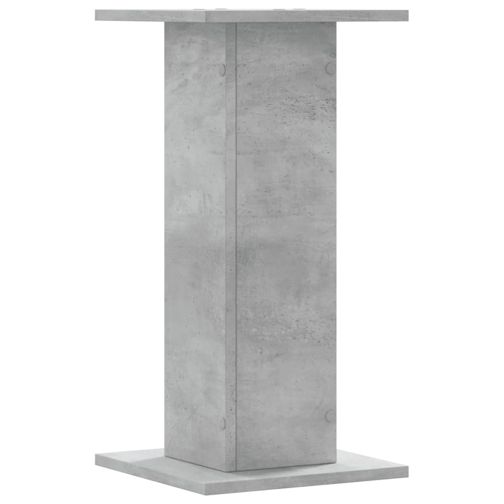 Supporti per Piante 2 pz Grigio Cemento 30x30x60 cm Truciolato