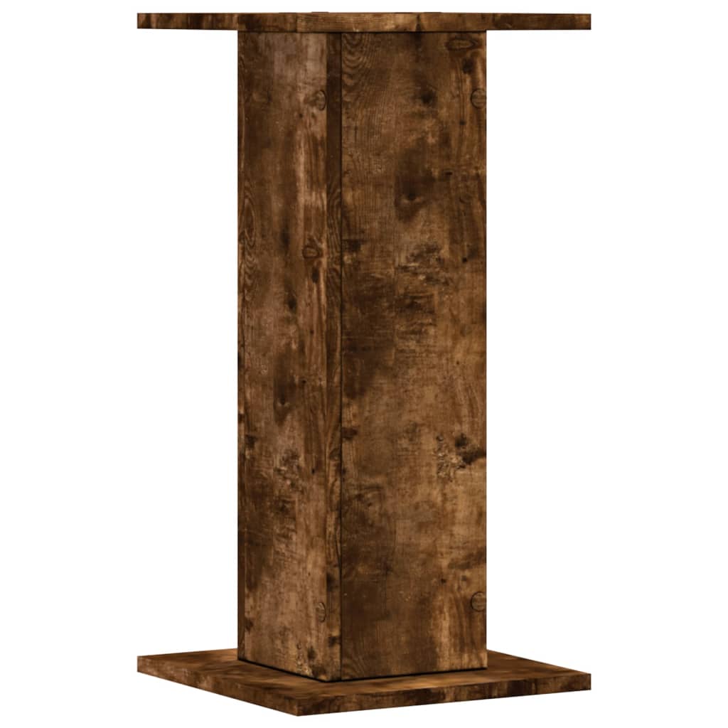 Supporti per Piante 2 pz Rovere Fumo 30x30x60 cm in Truciolato - homemem39