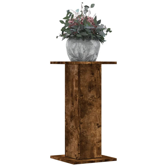 Supporti per Piante 2 pz Rovere Fumo 30x30x60 cm in Truciolato - homemem39