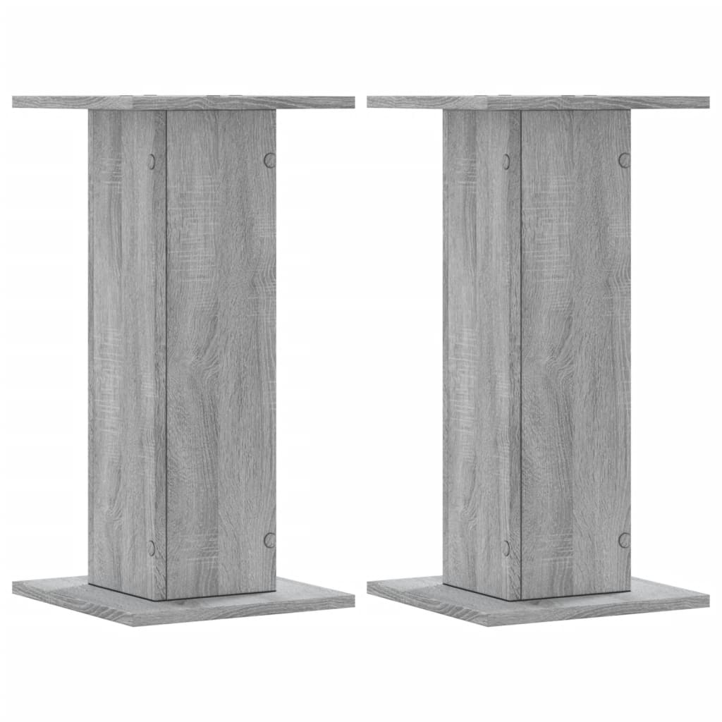 Supporti per Piante 2 pz Grigio Sonoma 30x30x60cm in Truciolato - homemem39