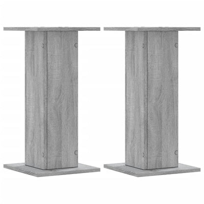Supporti per Piante 2 pz Grigio Sonoma 30x30x60cm in Truciolato - homemem39