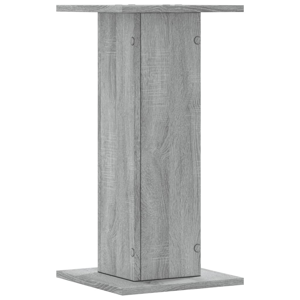 Supporti per Piante 2 pz Grigio Sonoma 30x30x60cm in Truciolato