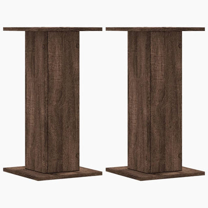 Supporti per Piante 2 pz Rovere Marrone 30x30x60 cm Truciolato - homemem39