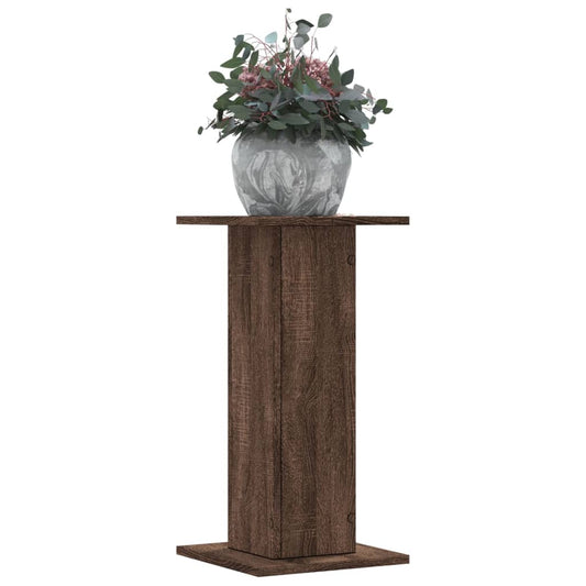 Supporti per Piante 2 pz Rovere Marrone 30x30x60 cm Truciolato - homemem39