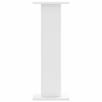 Supporti per Piante 2 pz Bianchi 30x30x80 cm Legno Multistrato - homemem39