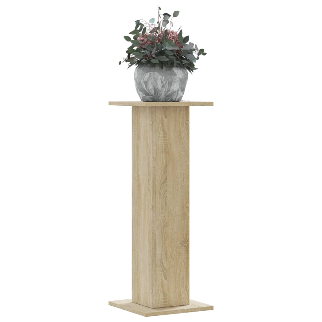 Supporti per Piante 2 pz Rovere Sonoma 30x30x80cm in Truciolato - homemem39