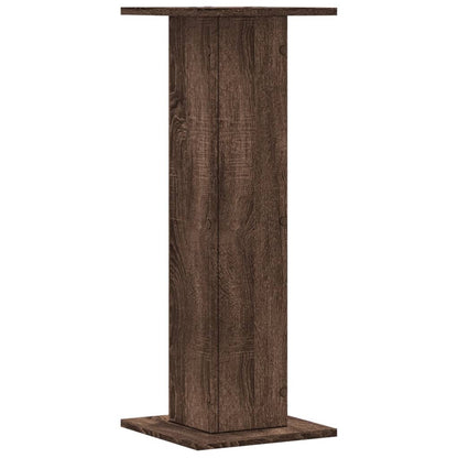 Supporti per Piante 2 pz Rovere Marrone 30x30x80 cm Truciolato - homemem39