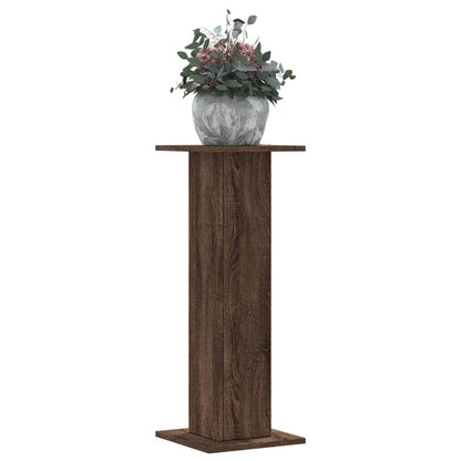 Supporti per Piante 2 pz Rovere Marrone 30x30x80 cm Truciolato - homemem39