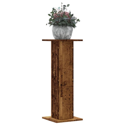 Supporti per Piante 2 pz Legno Vecchio 30x30x80 cm Truciolato - homemem39