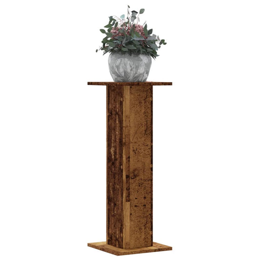 Supporti per Piante 2 pz Legno Vecchio 30x30x80 cm Truciolato - homemem39
