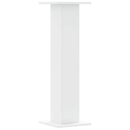 Supporti per Piante 2 pz Bianchi 30x30x95 cm Legno Multistrato - homemem39