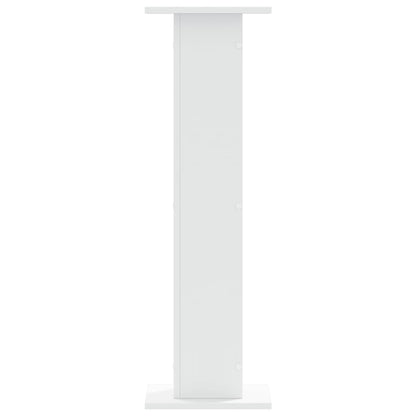 Supporti per Piante 2 pz Bianchi 30x30x95 cm Legno Multistrato - homemem39