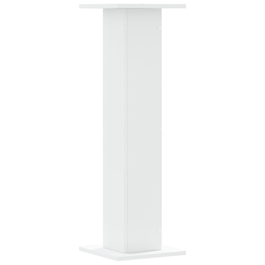 Supporti per Piante 2 pz Bianchi 30x30x95 cm Legno Multistrato - homemem39