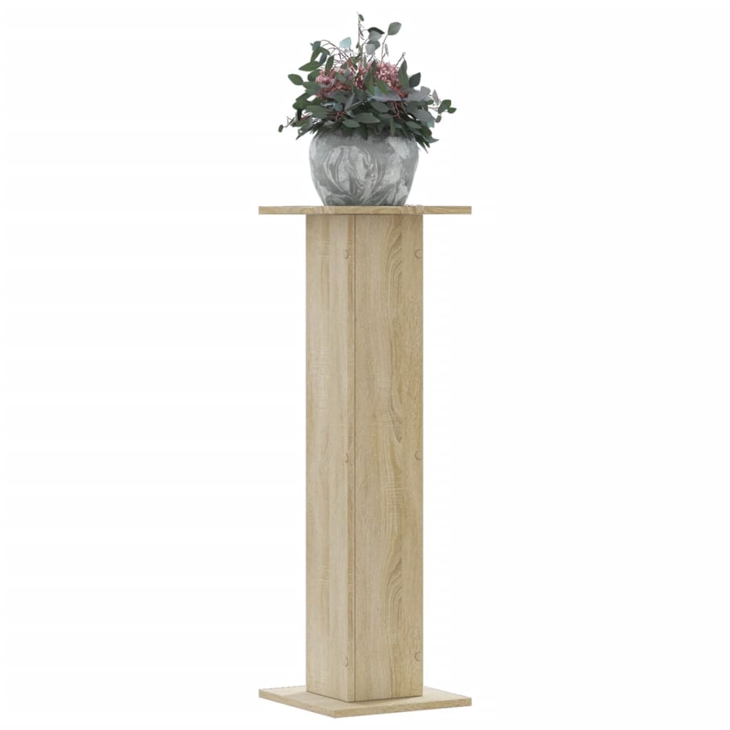 Supporti per Piante 2 pz Rovere Sonoma 30x30x95cm in Truciolato - homemem39