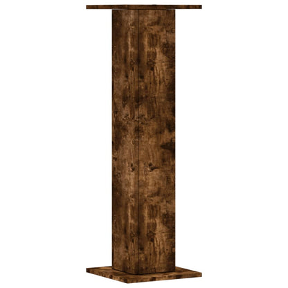 Supporti per Piante 2 pz Rovere Fumo 30x30x95 cm in Truciolato - homemem39