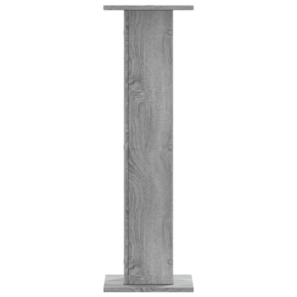 Supporti per Piante 2 pz Grigio Sonoma 30x30x95cm in Truciolato - homemem39