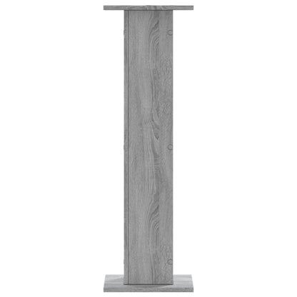 Supporti per Piante 2 pz Grigio Sonoma 30x30x95cm in Truciolato