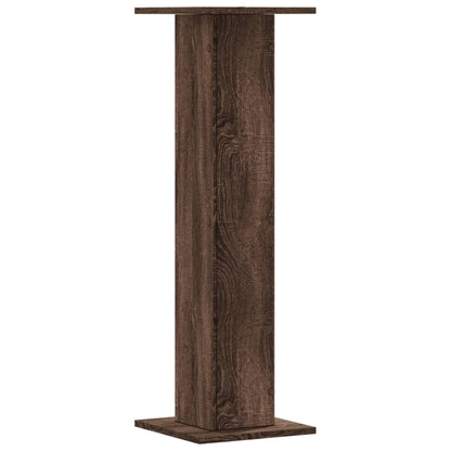 Supporti per Piante 2 pz Rovere Marrone 30x30x95 cm Truciolato - homemem39