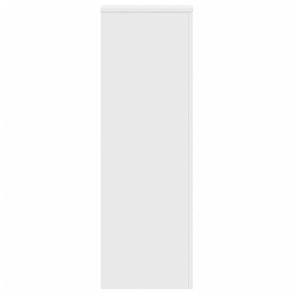 Supporti per Piante 2 pz Bianchi 33x33x100 cm Legno Multistrato | homemem39