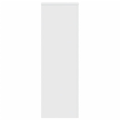 Supporti per Piante 2 pz Bianchi 33x33x100 cm Legno Multistrato - homemem39