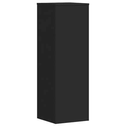 Supporti per Piante 2 pz Neri 33x33x100 cm Legno Multistrato - homemem39