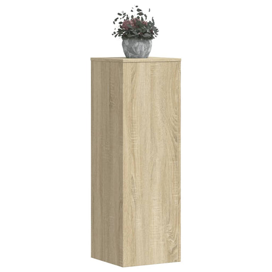 Supporti per Piante 2 pz Rovere Sonoma 33x33x100 cm Multistrato - homemem39