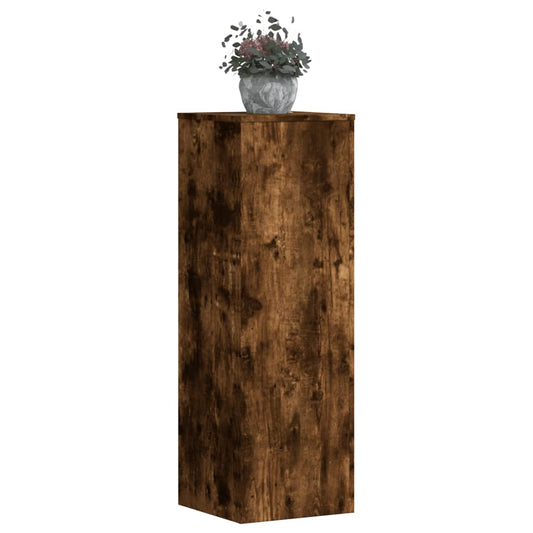 Supporti per Piante 2 pz Rovere 33x33x100 cm Legno Multistrato - homemem39