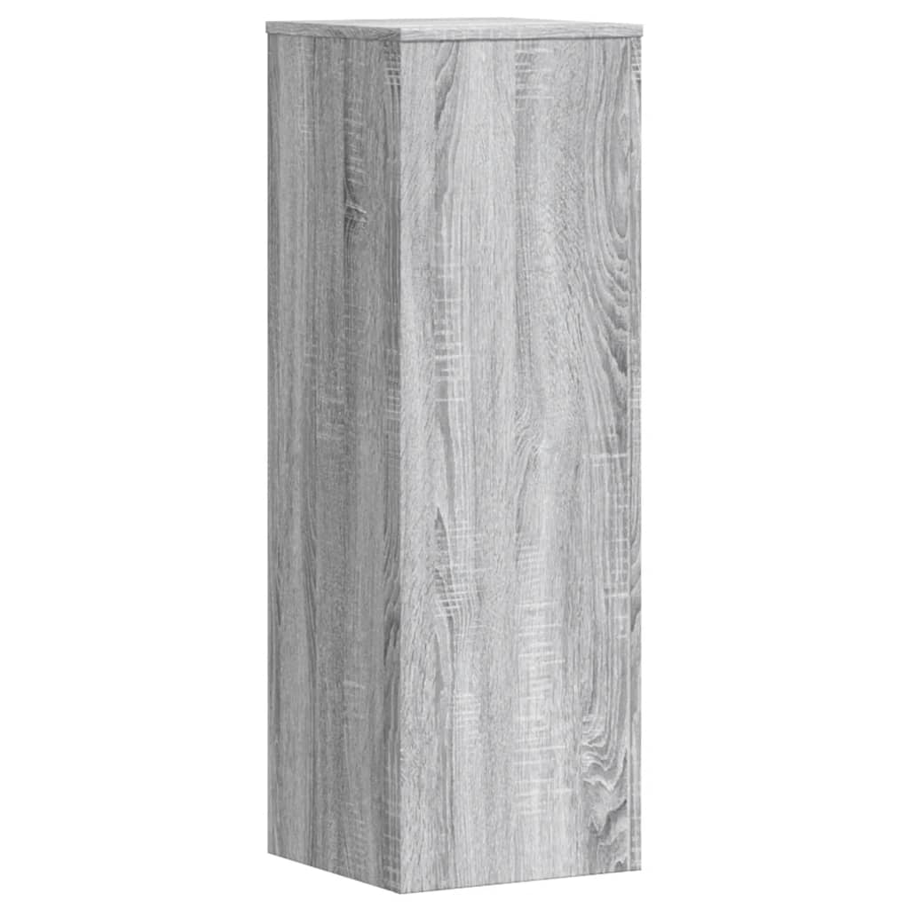 Supporti per Piante 2 pz Grigio Sonoma 33x33x100 cm Multistrato | homemem39
