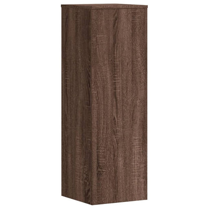 Supporti per Piante 2 pz Rovere Marrone 33x33x100cm Multistrato - homemem39