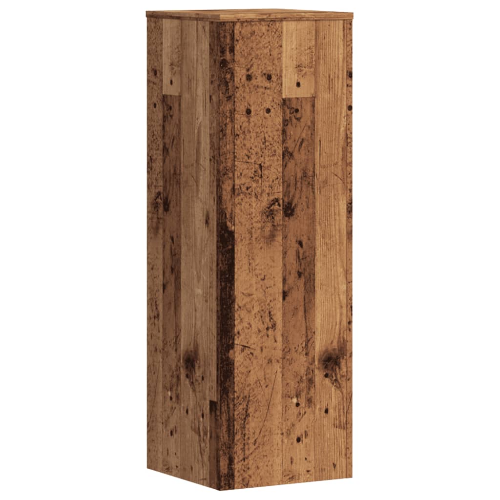 Supporti per Piante 2 pz Legno Vecchio 33x33x100 cm Multistrato | homemem39