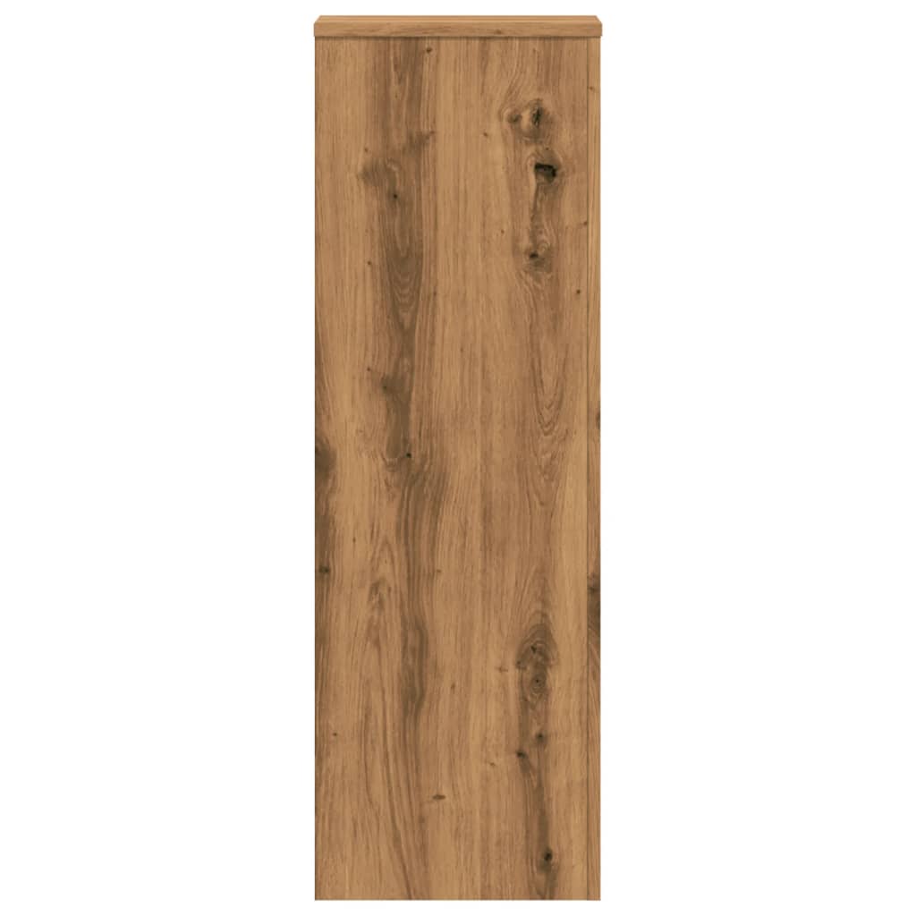 Supporti Piante 2 pz Rovere Artigianale 33x33x100cm Multistrato | homemem39